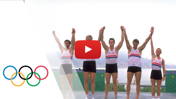 Sir Steve Redgrave at the 1984 Olympic Games